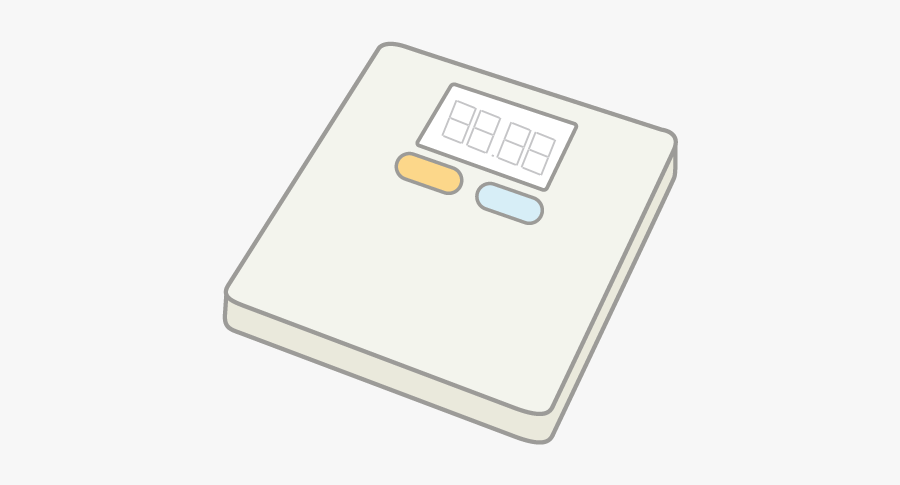 Bathroom Scale, Transparent Clipart