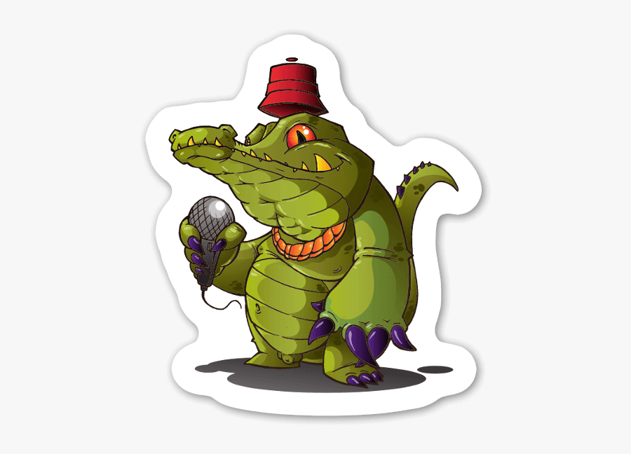 Mic Crocro Check Sticker - Nile Crocodile, Transparent Clipart