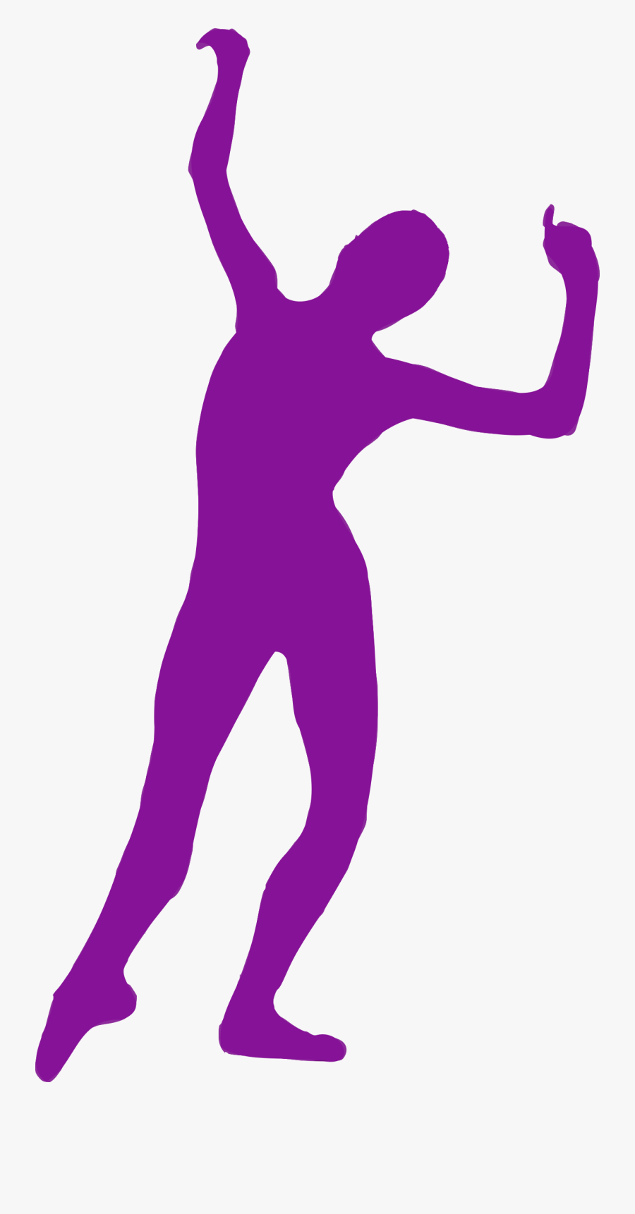 Silhouette Dance Move Clip Art - Silueta En Movimiento, Transparent Clipart