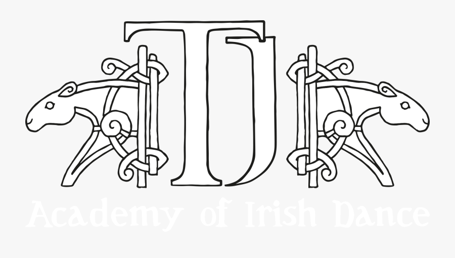 Tj Academy Of Irish Dance - Drawing, Transparent Clipart