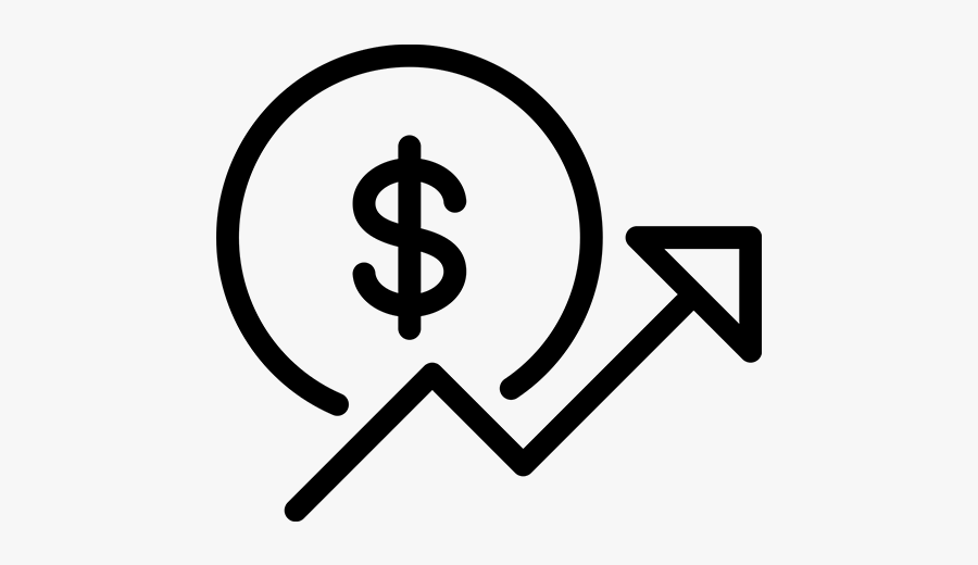 Stock Market Decline Icon, Transparent Clipart