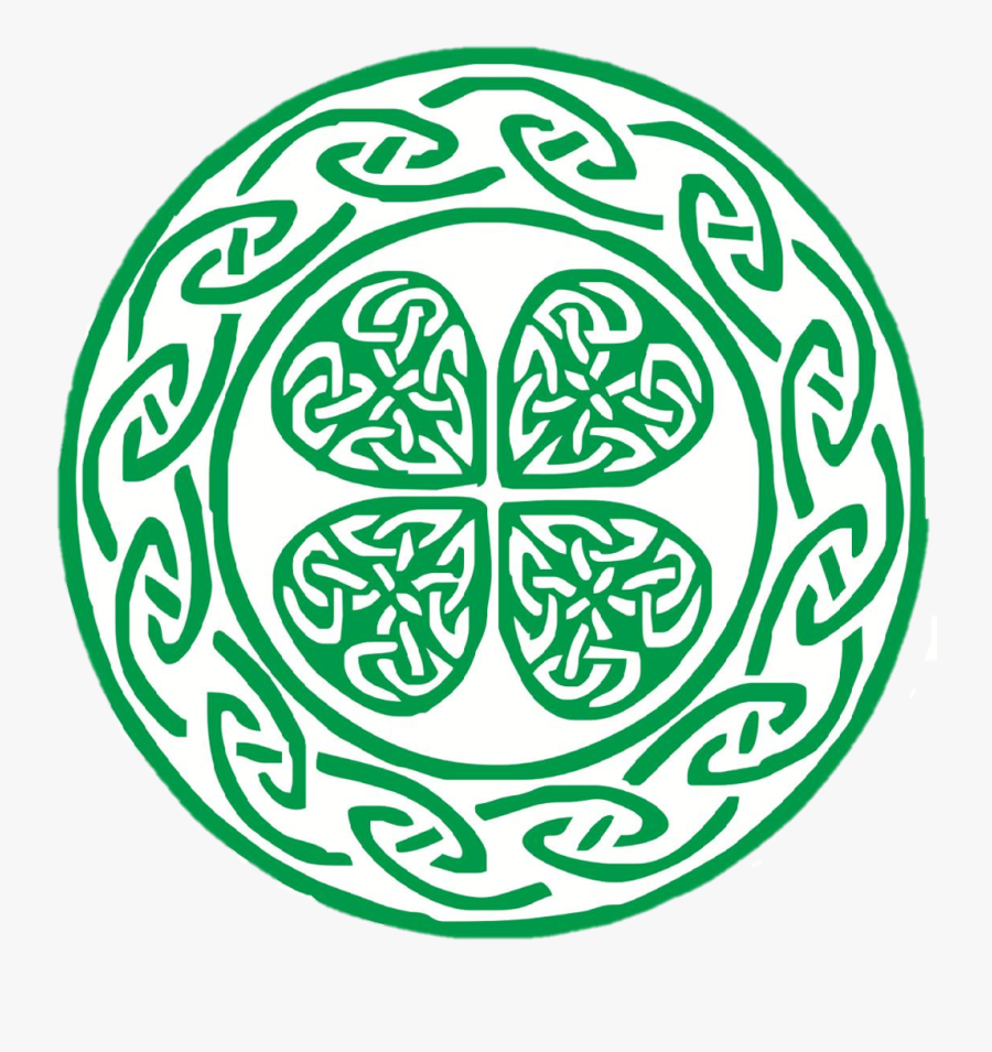 Simple Celtic Circle Knot, Transparent Clipart