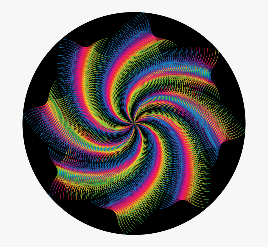 Circle,spiral,line Art - Abstract Art, Transparent Clipart