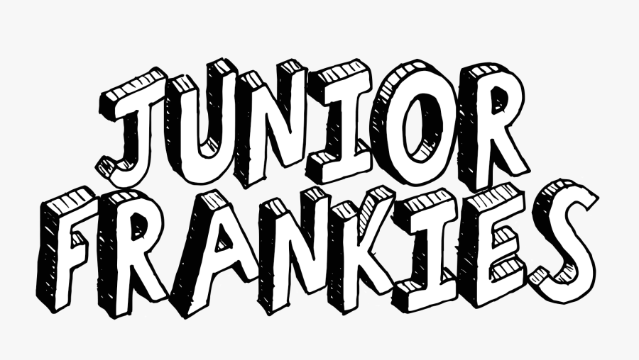 Junior Frankies Text - Calligraphy, Transparent Clipart