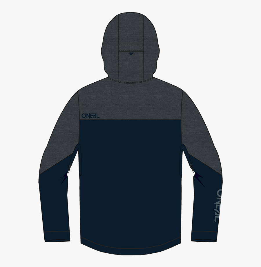 O`neal Cyclone Soft Shell Jacket Blue/gray M Clipart - Hoodie, Transparent Clipart