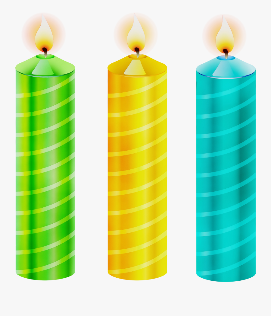 Portable Network Graphics Candle Clip Art Birthday - Happy Birthday Candles Transparent, Transparent Clipart