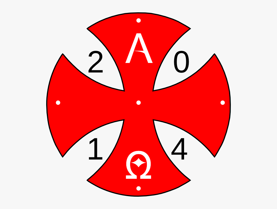 Paschal Candle Clip Art At Clker - Circular Cross, Transparent Clipart