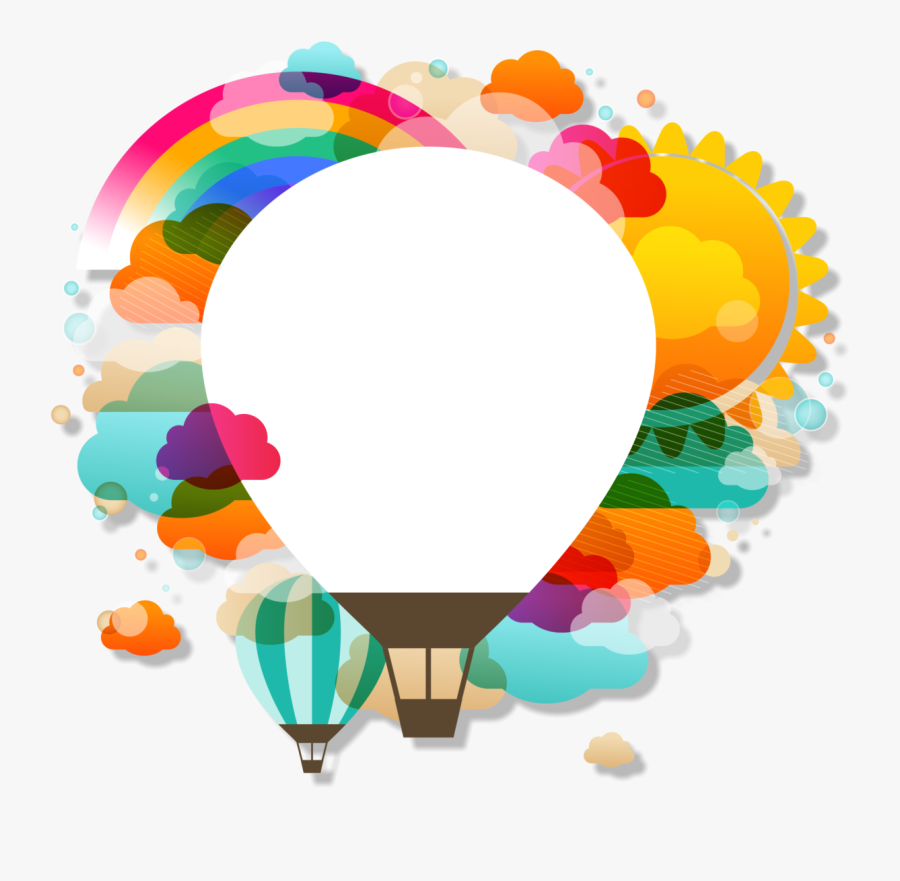 Free Vector Air Balloon, Transparent Clipart