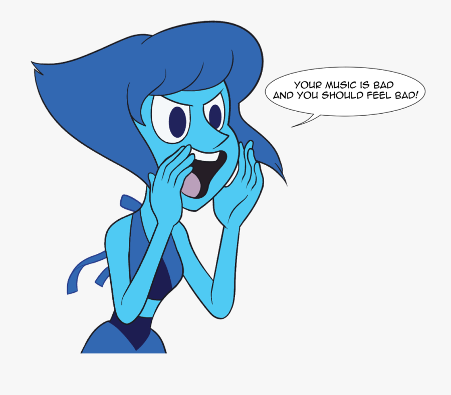 Your Music Is Bad And You Shoulo Feel Bad Bender Mammal - Steven Universe Lapis Lazuli Farting, Transparent Clipart