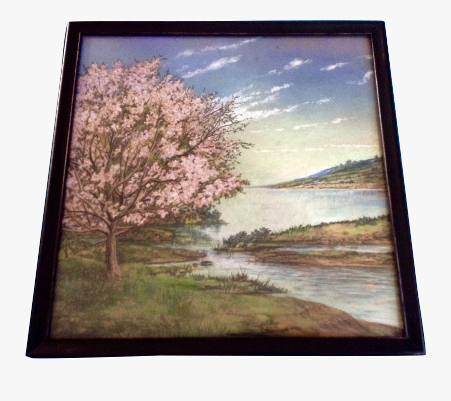 Pastels Drawing Night Sky - Picture Frame, Transparent Clipart