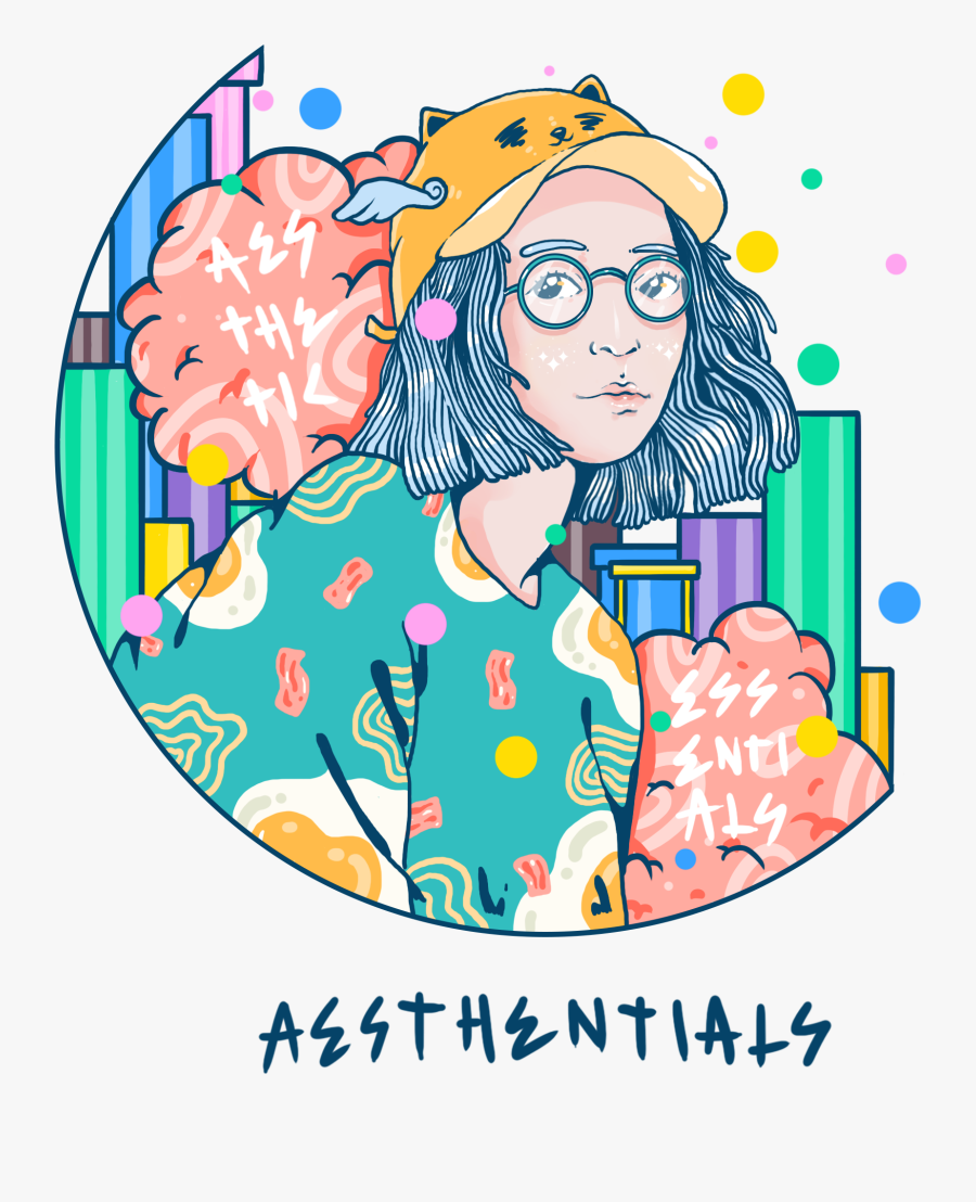 Aesthentials - Cute Aesthetic Kawaii Peach, Transparent Clipart
