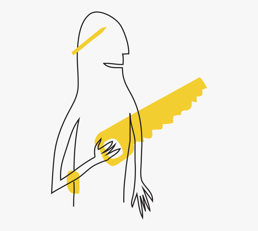 Illustration Of Flooring Installer - Parrot, Transparent Clipart