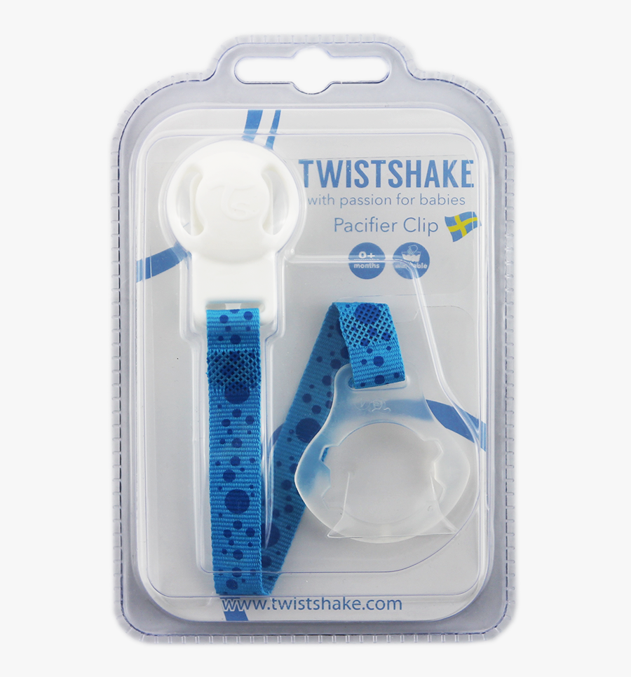 Blue Clip Pacifier - Twistshake Pacifier Clip, Transparent Clipart
