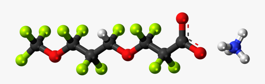 Adona, Perfluorononanoate, Molecule Clipart , Png Download - Perfluorooctanesulfonic Acid, Transparent Clipart