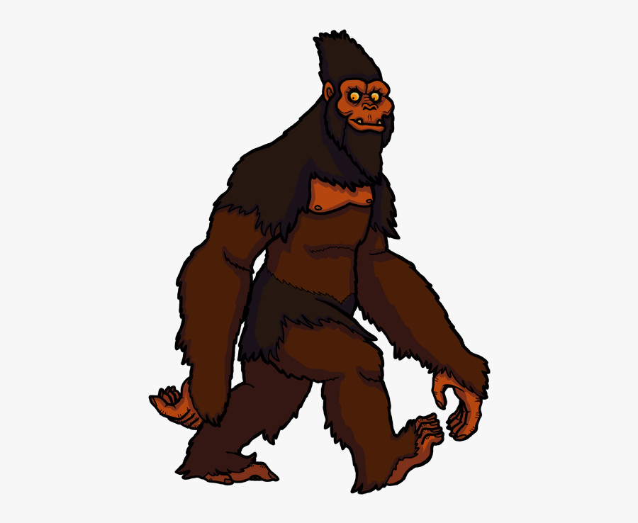 File 002 Common Sasquatch - Illustration, Transparent Clipart