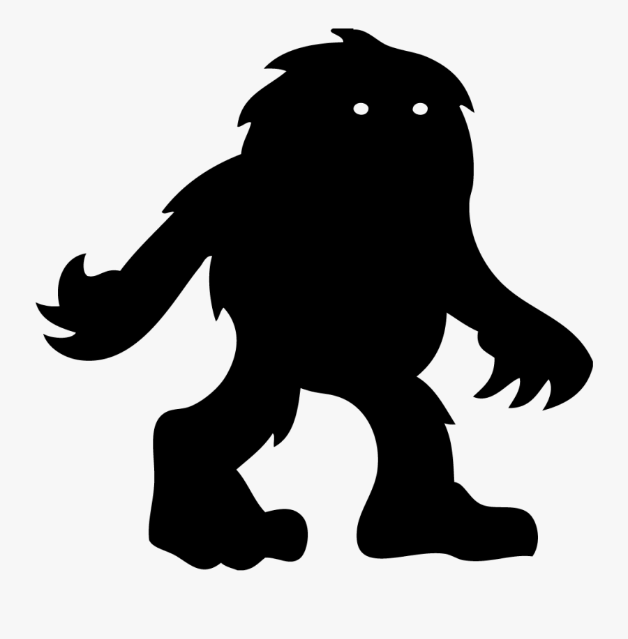 Cartoon Sasquatch Transparent Background, Transparent Clipart