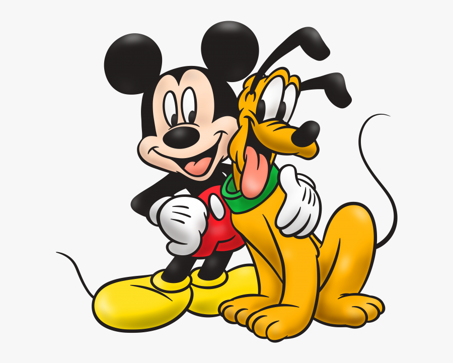 Transparent Mickey Png - Mickey And Pluto Coloring Pages, Transparent Clipart