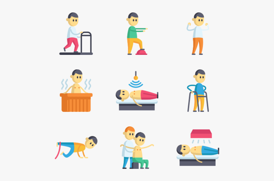 Physiotherapy - Physiotherapy Icon Vector, Transparent Clipart