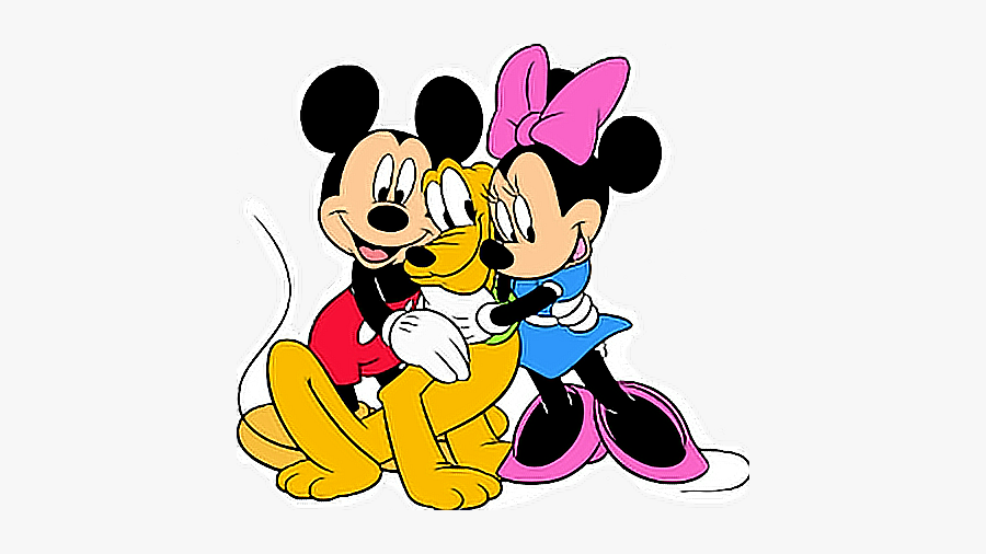 #minie #mickey #pluto - Minnie Mouse Y Mickey Mouse, Transparent Clipart