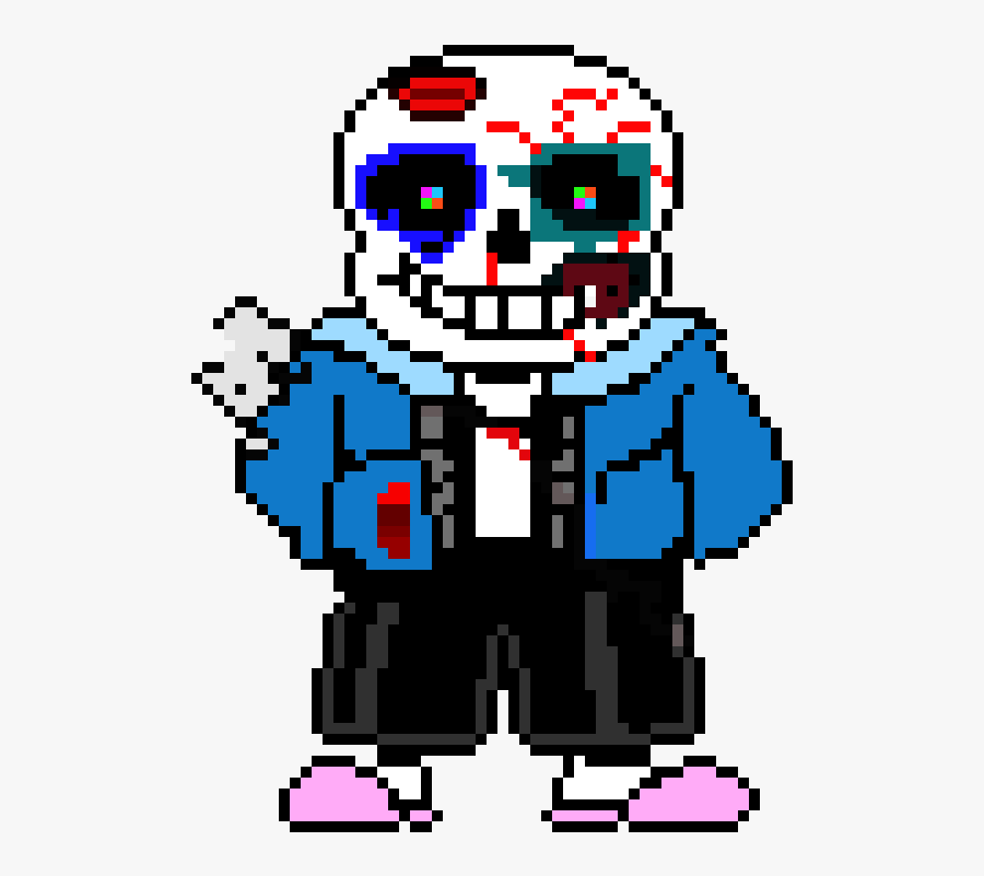 Undertale Sans Pixel, Transparent Clipart