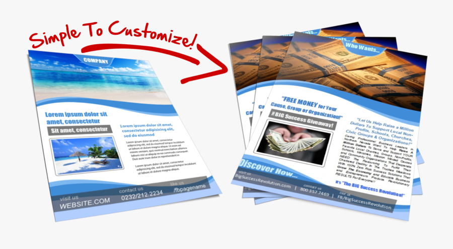 Flyer, Transparent Clipart