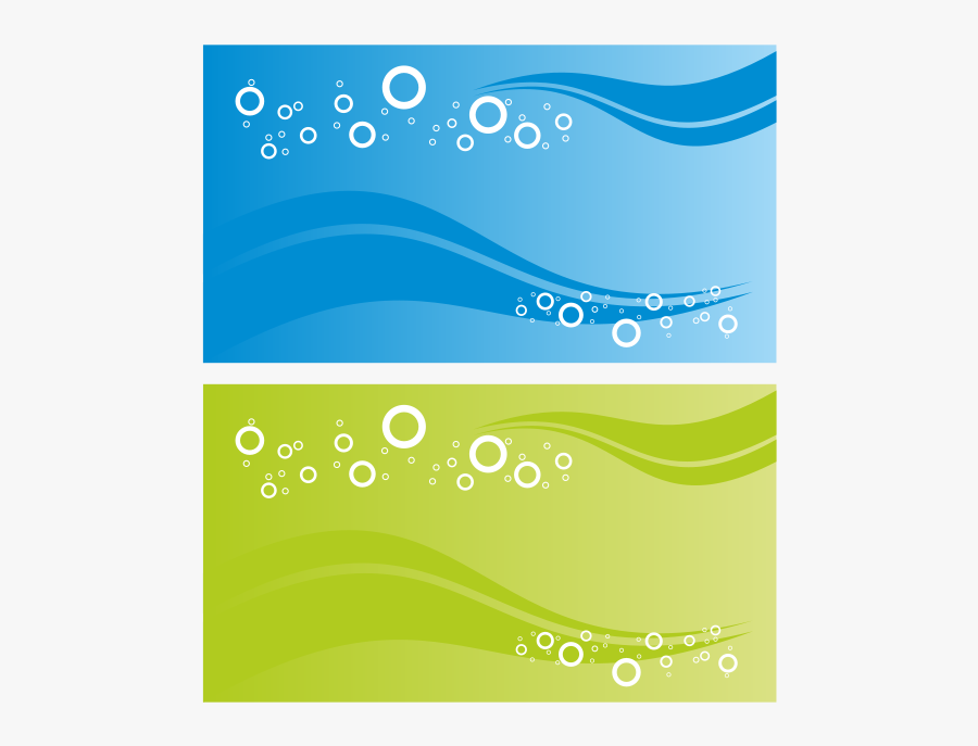 Card With Waves - Graphic Design, Transparent Clipart