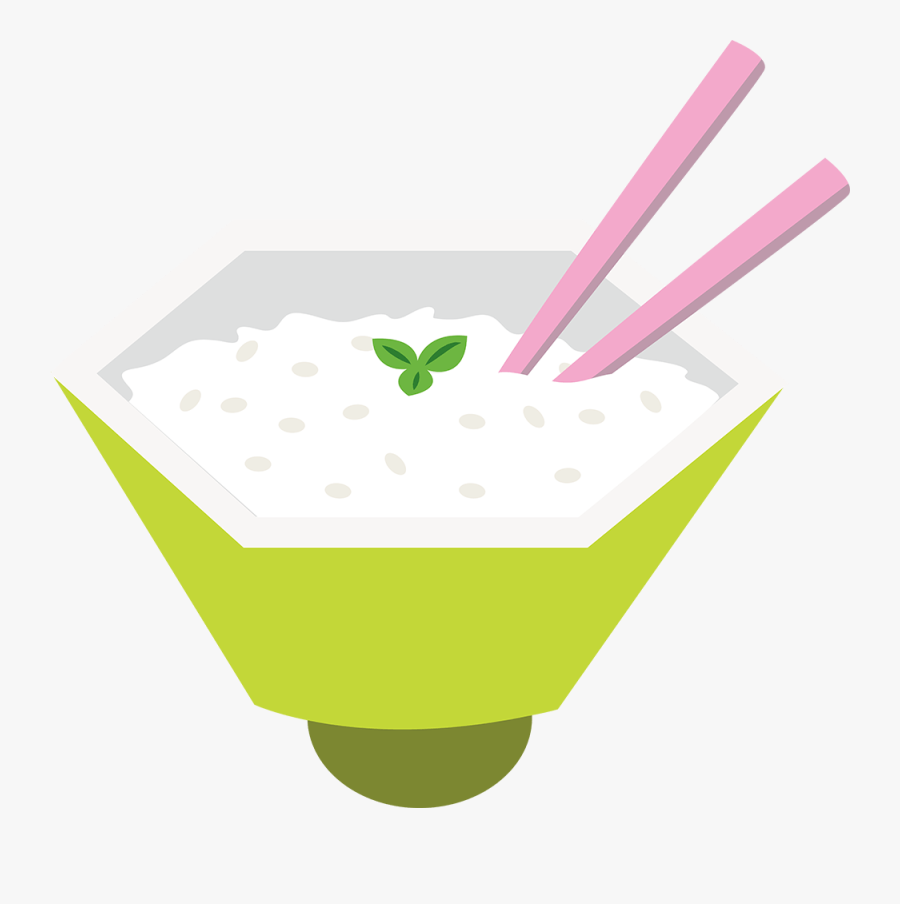 Illustration Of Chopsticks In Rice In Japan - Dessert, Transparent Clipart