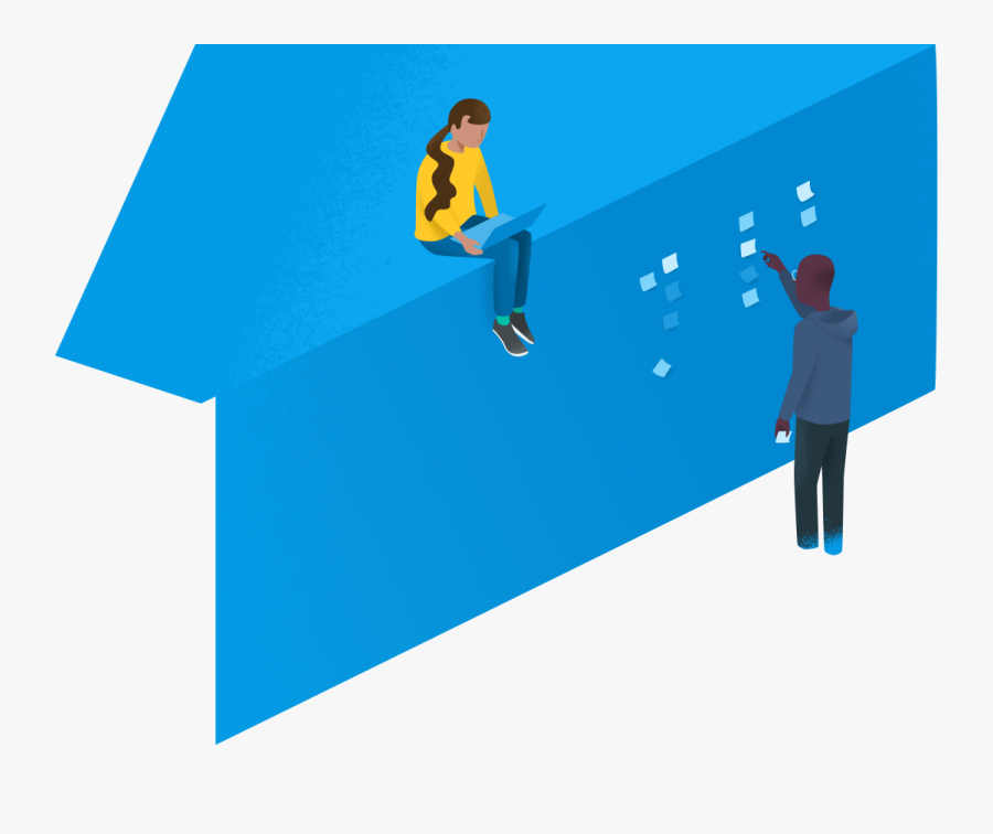 Illustration Of Developers Talking - Illustration, Transparent Clipart