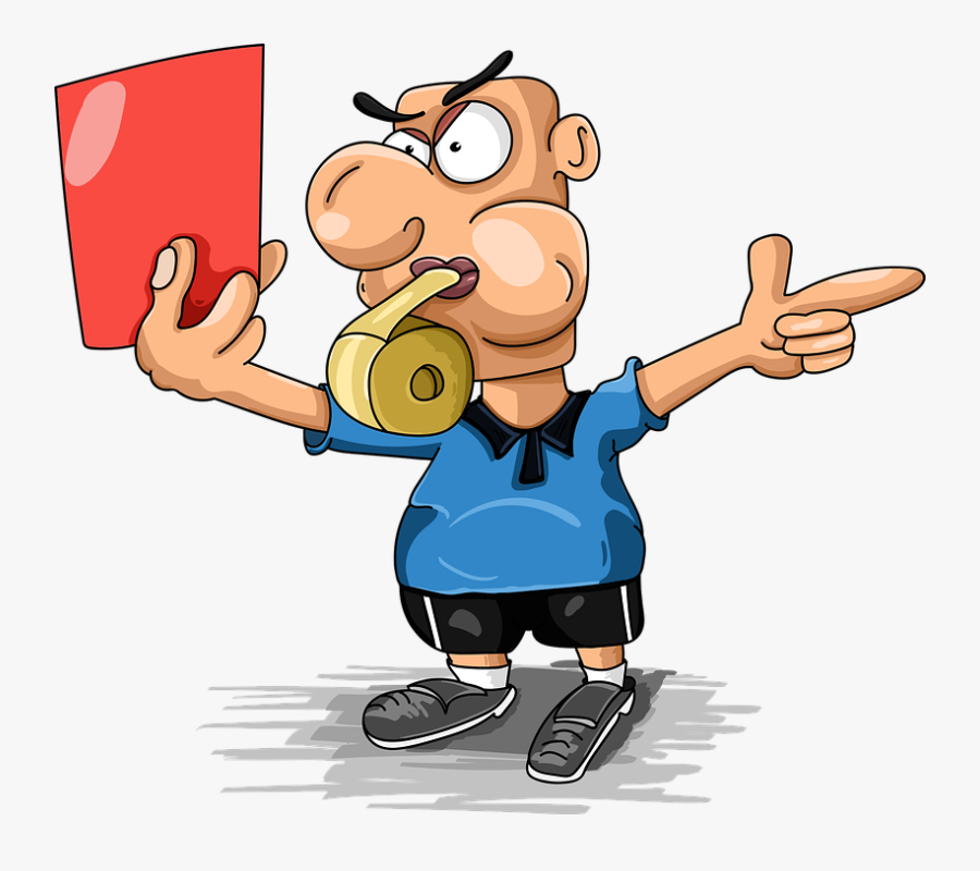 Kartu Merah Wasit, Transparent Clipart