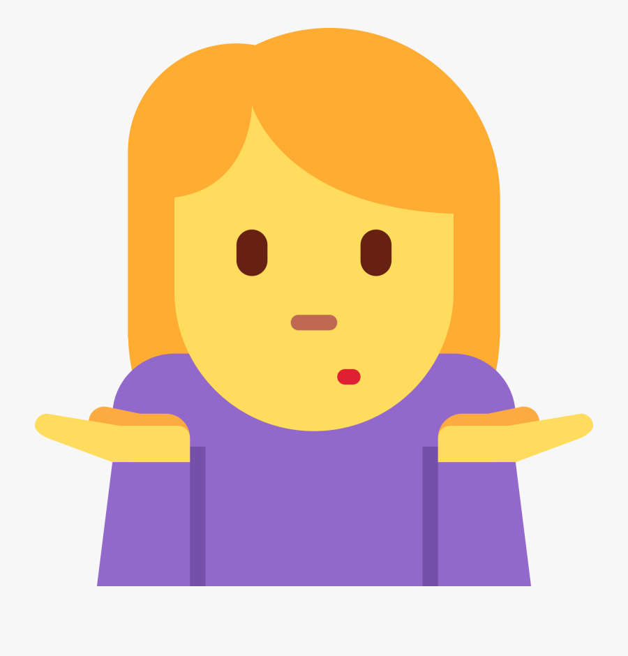 Que Significa 🤷 ♀, Transparent Clipart