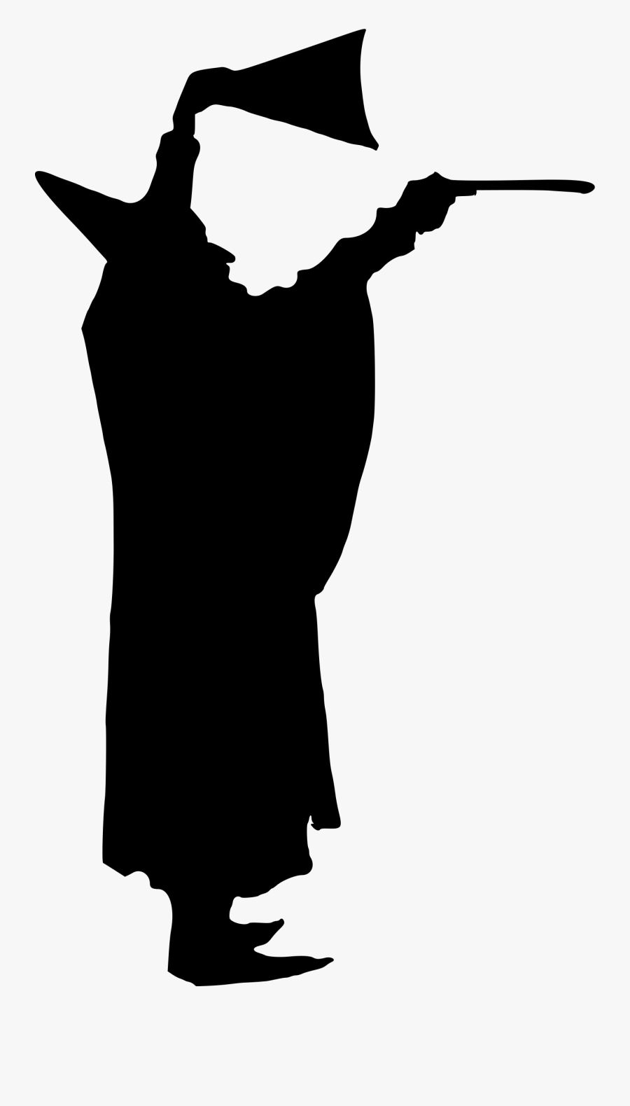 Magician Silhouette Clip Arts - Silhouette Wizard Clip Art, Transparent Clipart