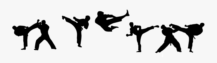 Register Your Kid In My Kickboxing And Weight Training - Siluet Pencak Silat Png, Transparent Clipart
