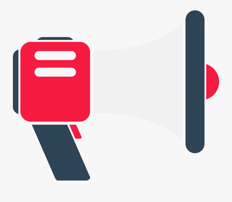Icon Color Megaphone Free Picture - Megaphone Flat Design Png, Transparent Clipart