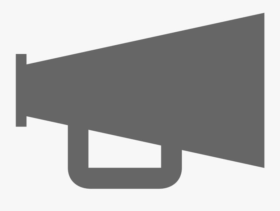 Black Megaphone Clipart, Transparent Clipart