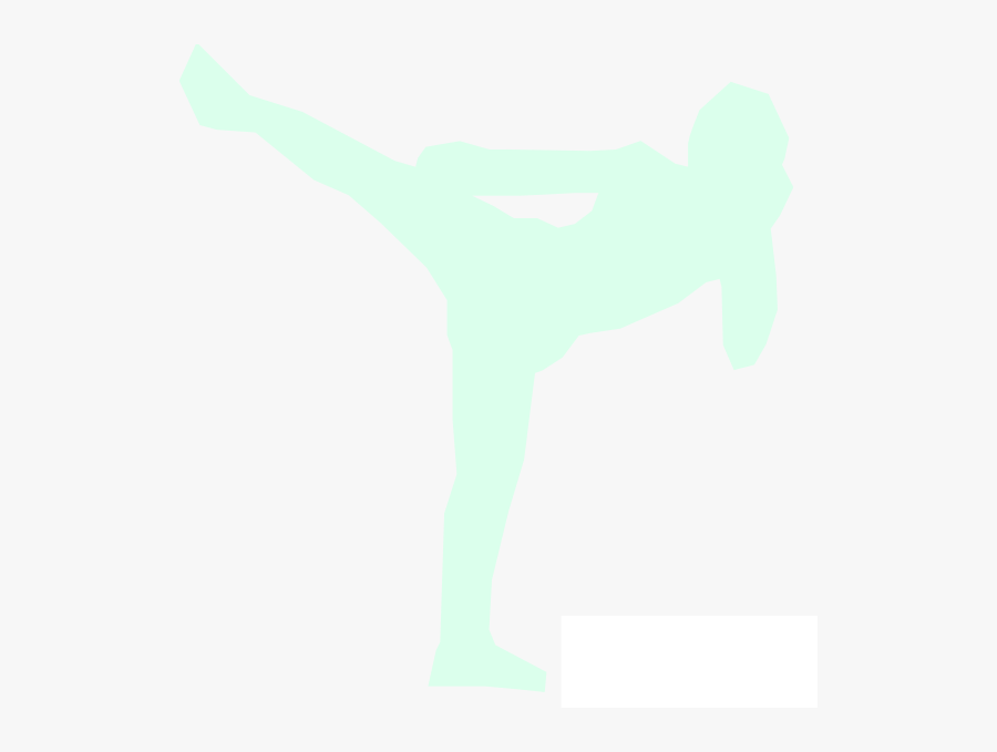 Kick Like A Girl Karate, Transparent Clipart