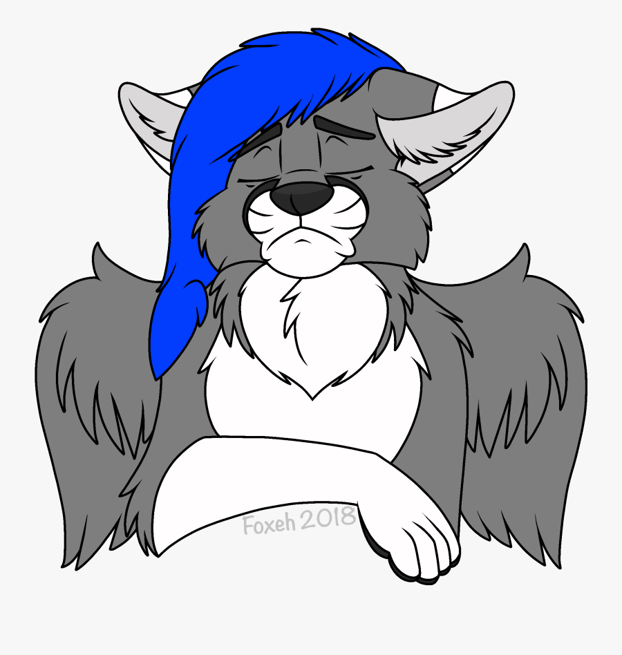 Sad Foxeh Face - Cartoon, Transparent Clipart