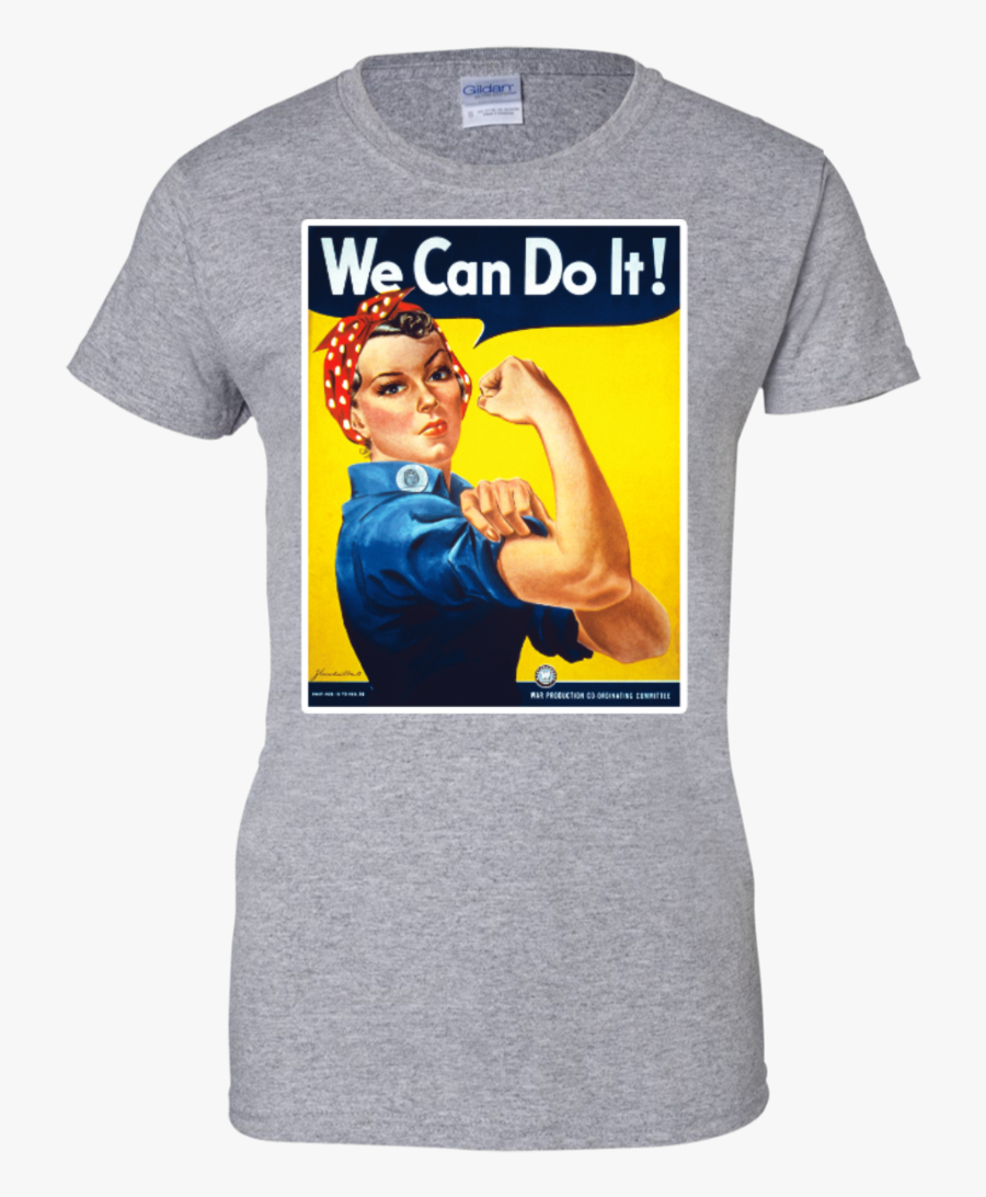 Rosie We Can Do It - Usa World War 2 Poster, Transparent Clipart