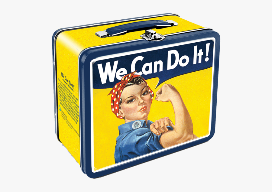 Transparent Rosie The Riveter Png - Rosie The Riveter Lunch Box, Transparent Clipart