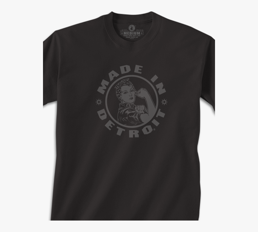 Rosie The Riveter - Active Shirt, Transparent Clipart
