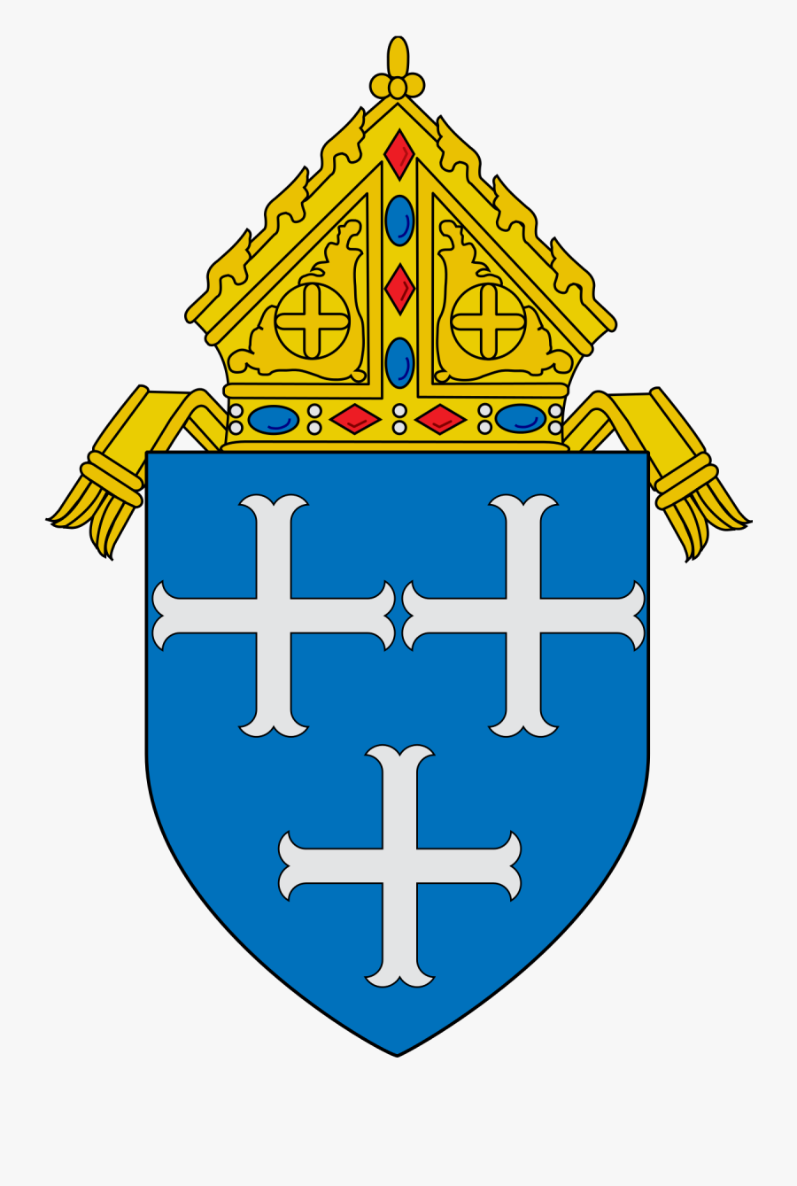Diocese Of Madison Coat Of Arms, Transparent Clipart