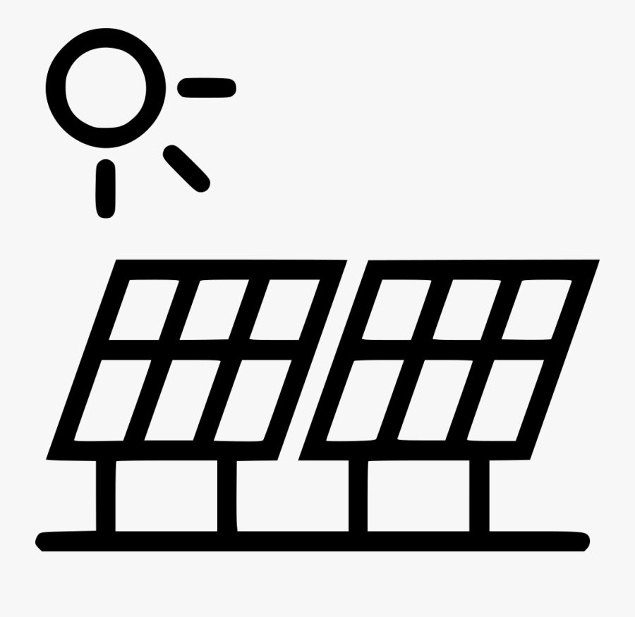 Solar Panel Sun Energy Eco - Solar Panels Transparent Background Cartoon, Transparent Clipart