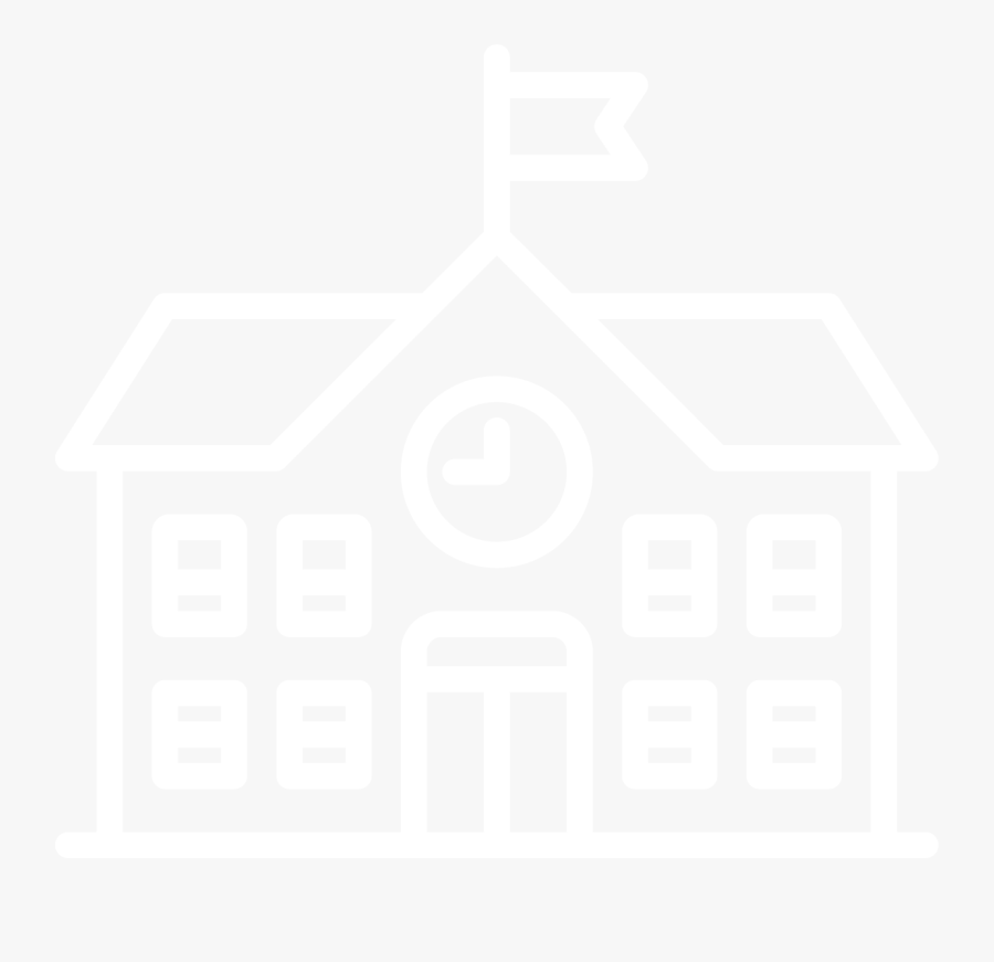 رمز المدرسة على الخريطة, Transparent Clipart