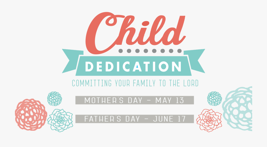Child Dedication Design, Transparent Clipart