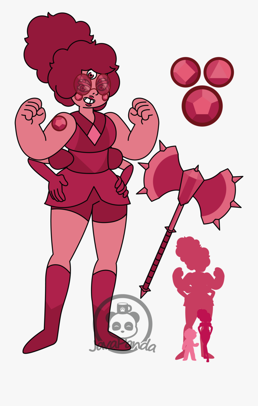 The Fusion Between My Rhodolite Garnet And Rose Quartz - Cartoon, Transparent Clipart
