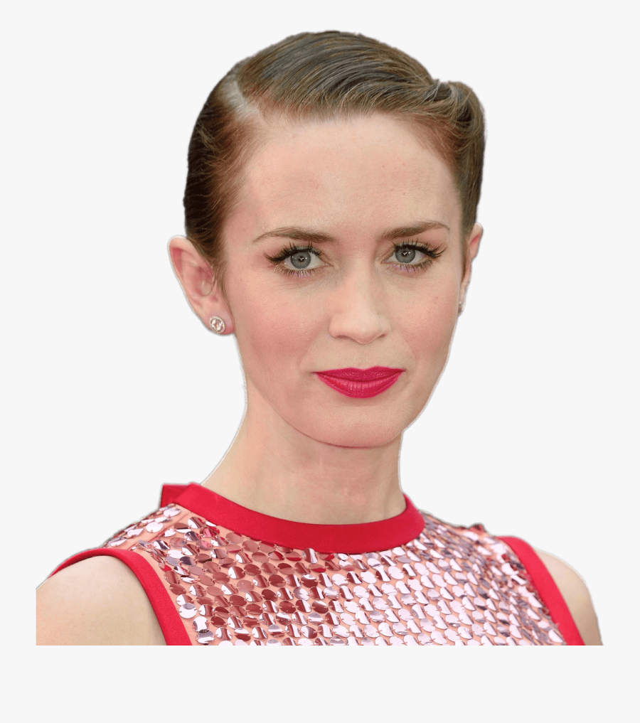 Emily Blunt Red Top Clip Arts - Emily Blunt Skincare, Transparent Clipart