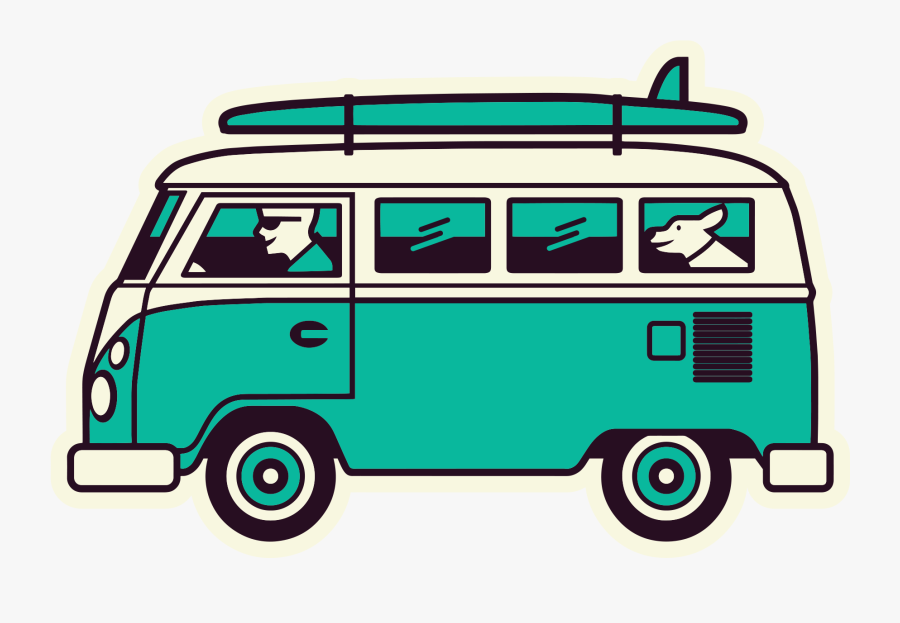 Vw Bus Dog"
 Class="lazyload Lazyload Mirage Featured - Compact Van, Transparent Clipart