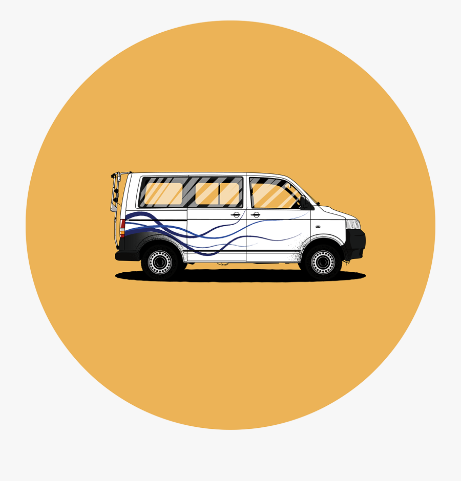 Compact Van, Transparent Clipart