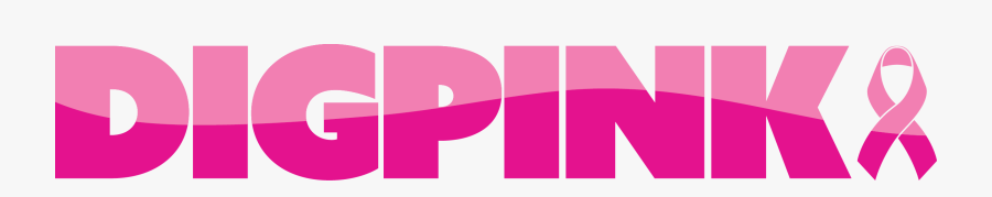 Dig Pink Logo, Transparent Clipart