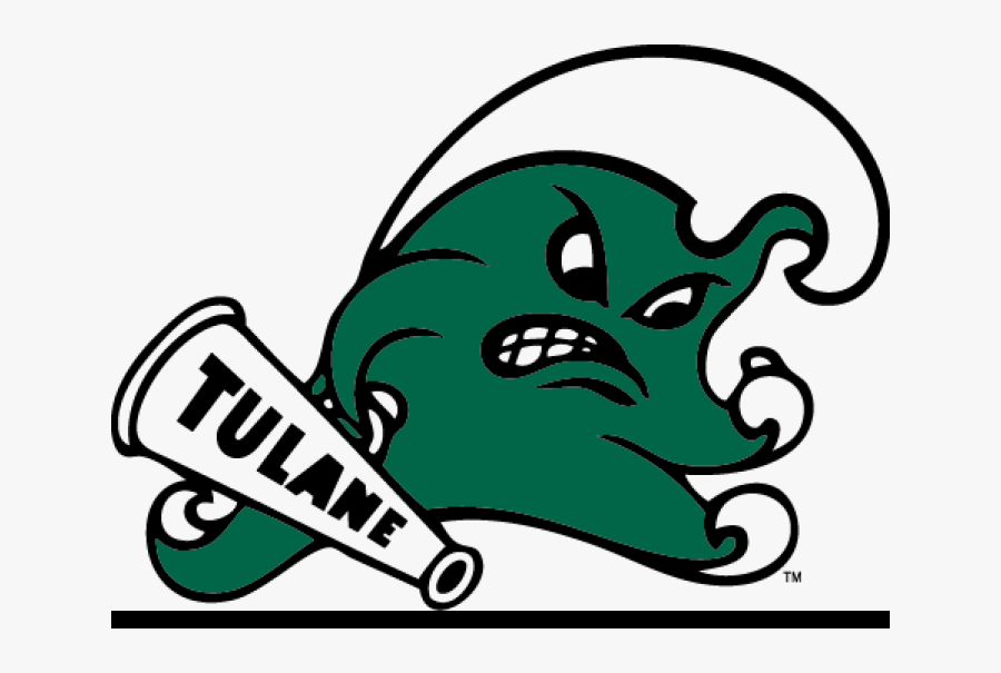 Tulane Green Wave Logo, Transparent Clipart