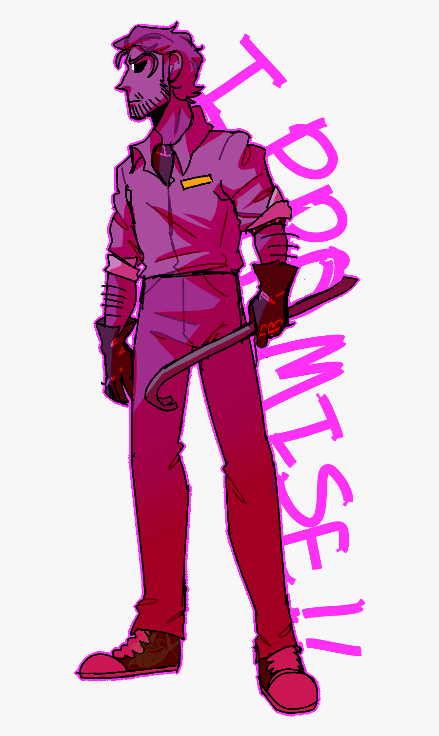 Swapped Aus Are Funi Just Dig The Idea Of The Characters - Bandit Art Dayshift At Freddys, Transparent Clipart